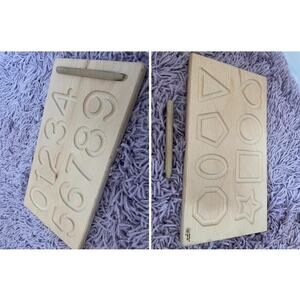 Bannor Toys Number & Shape tracing board, EUC
